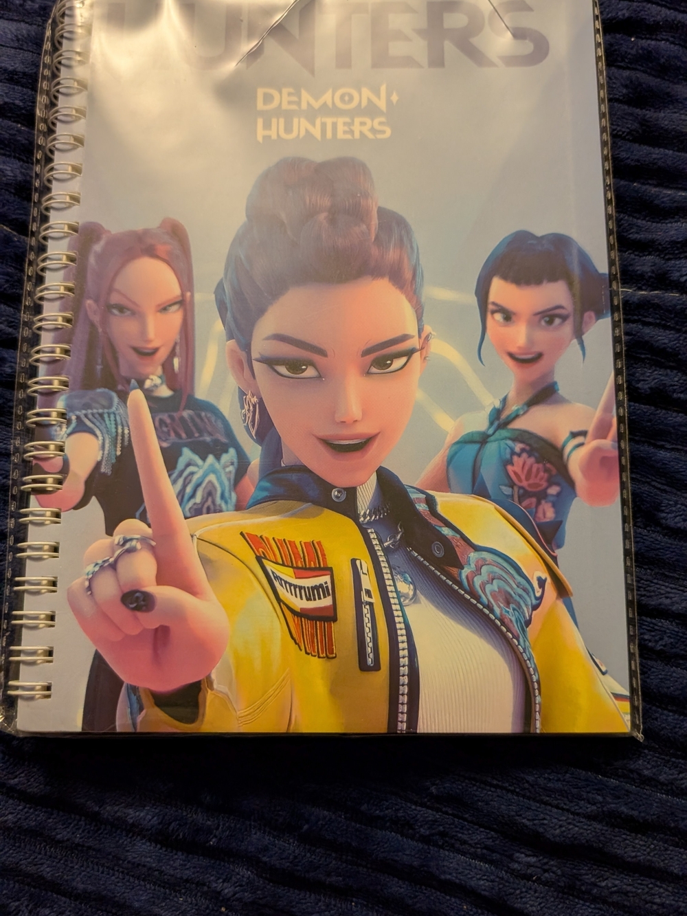 Demon Hunters Spiral Notebook - Yellow Jacket Cover